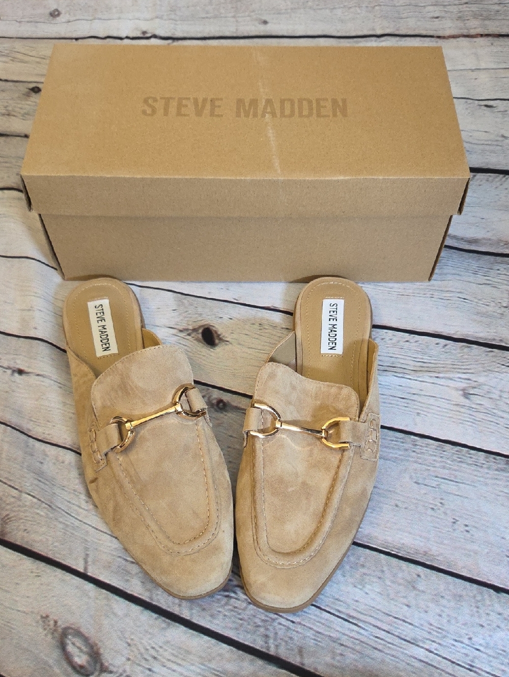 Steve Madden Kordyn Horsebit Mules Size 9